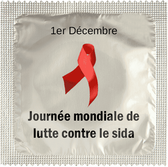 Préservatif prévention SIDA — journée mondiale 1er décembre