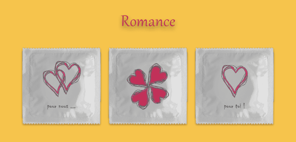 Gamme romance Eco-Prévention — préservatifs personnalisés douceur
